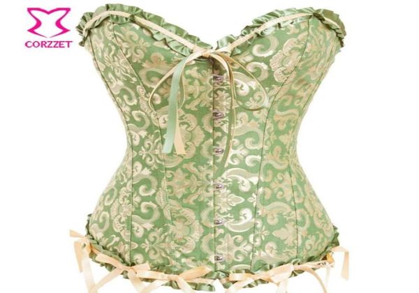 greengold elegant jacquard overbust corset gothic clothing w ribbon bow ett for women victorian corsets and bustiers7967444, Black;white
greengold elegant jacquard overbust corset gothic clothing w ribbon bow ett for women victorian corsets and bustiers7967444, Black;white
