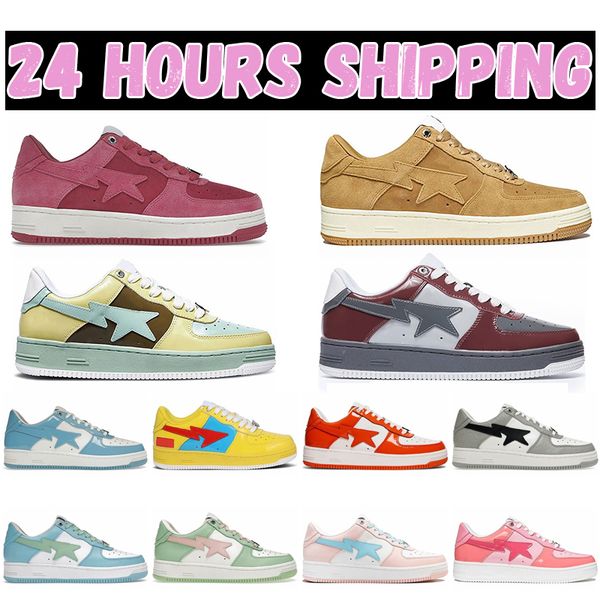 2023 designer shoes men women bap outdoor trainers leather shark sax yellow pink jogging walking star shoe designer sneakers 36-45 size colo, Black
2023 designer shoes men women bap outdoor trainers leather shark sax yellow pink jogging walking star shoe designer sneakers 36-45 size colo, Black