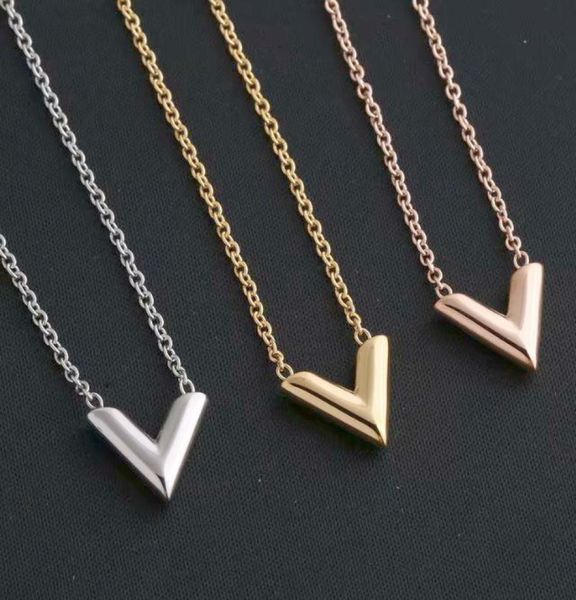 new arrive fashion lady 316l titanium steel 18k plated gold necklaces with v letter pendant wedding engagement 3 color3698967, Silver
new arrive fashion lady 316l titanium steel 18k plated gold necklaces with v letter pendant wedding engagement 3 color3698967, Silver