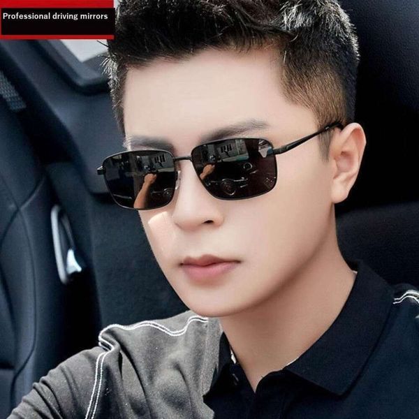automatic colour changing polarized sunglasses uvv proof business glasses driving for men, White;black
automatic colour changing polarized sunglasses uvv proof business glasses driving for men, White;black