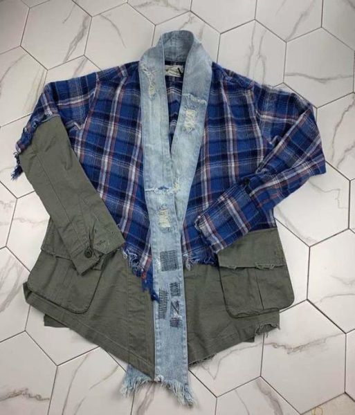 gaorl039s new wool blue checkered collage with army green army cloth makes old washed robe gl style greg lauren5135621, Black;brown
gaorl039s new wool blue checkered collage with army green army cloth makes old washed robe gl style greg lauren5135621, Black;brown
