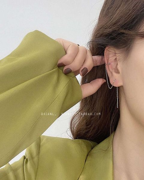 htbeat long tassel ear line hook ear bone clip integrated tremella ring femininity earrings new fashion in 20205750947, Silver
htbeat long tassel ear line hook ear bone clip integrated tremella ring femininity earrings new fashion in 20205750947, Silver