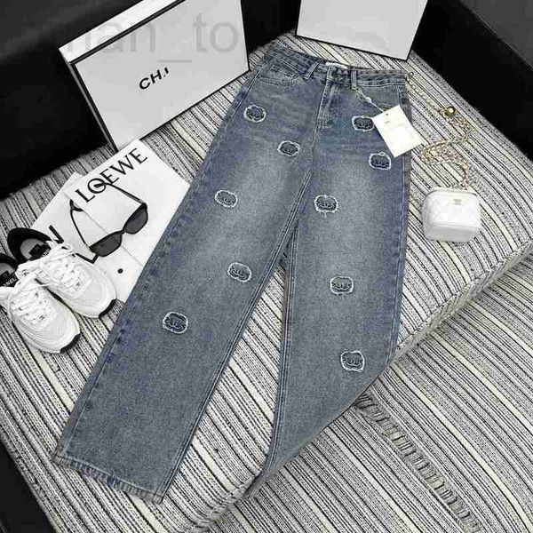 womens jeans designer and correct edition autumn new small fragrant style denim pants embroidery design straight tube casual end, Blue
womens jeans designer and correct edition autumn new small fragrant style denim pants embroidery design straight tube casual end, Blue