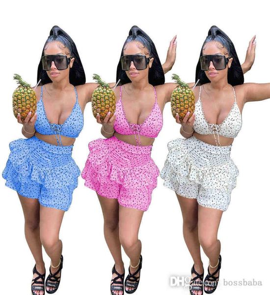 women fashion casual bandage bikini shorts dot two piece set nightwear7254683, White
women fashion casual bandage bikini shorts dot two piece set nightwear7254683, White