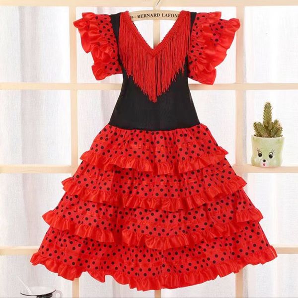 basic casual dresses dres 2023 europe america short sleeve midi traditional spanish dance for girls festival tassel dot 230830, Black;gray
basic casual dresses dres 2023 europe america short sleeve midi traditional spanish dance for girls festival tassel dot 230830, Black;gray