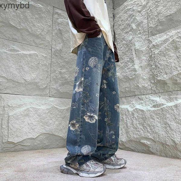 men's jeans autumn men fashion printed denim male harajuku trousers korean style high street loose hip hop woman wide-leg jean pants, Blue
men's jeans autumn men fashion printed denim male harajuku trousers korean style high street loose hip hop woman wide-leg jean pants, Blue