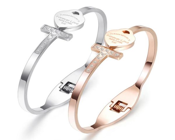rose gold plated heart shape stainless steel rhinestone bangle bracelet womens3730718, White
rose gold plated heart shape stainless steel rhinestone bangle bracelet womens3730718, White