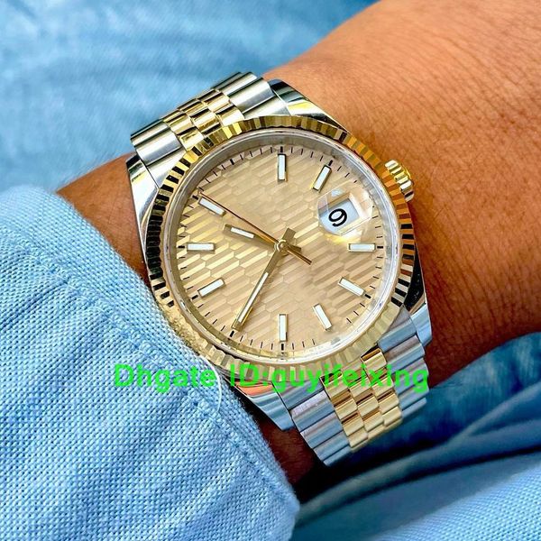 watches for men luxury womens watches 36mm 116233 126233 fluted bezel two tone gold&steel jubilee bracelet automatic movement elegant wristw, Slivery;brown
watches for men luxury womens watches 36mm 116233 126233 fluted bezel two tone gold&steel jubilee bracelet automatic movement elegant wristw, Slivery;brown
