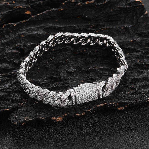 european and american hip-hop 925 silver men's bracelet jewelry trendy brand personality 10mm double row mosan diamond cubabrace
european and american hip-hop 925 silver men's bracelet jewelry trendy brand personality 10mm double row mosan diamond cubabrace