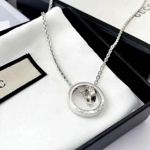 new men's and women's pendant necklace fashion designer stainless steel couple necklace men's party women's birthday gif, Silver
new men's and women's pendant necklace fashion designer stainless steel couple necklace men's party women's birthday gif, Silver