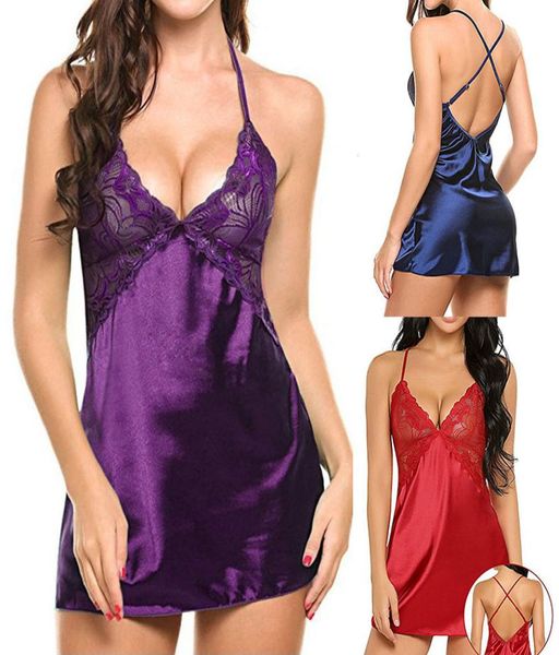 women sleepwear lingerie ladies sling pajamas v neck backless sleepdress lace nightwear female sleepshirts 0509025550764, Black;red
women sleepwear lingerie ladies sling pajamas v neck backless sleepdress lace nightwear female sleepshirts 0509025550764, Black;red