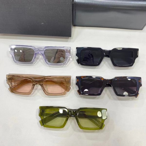 designer cyclone sunglasses sl572 vintage square frame glasses avant-garde unique style eyewear come with case, White;black
designer cyclone sunglasses sl572 vintage square frame glasses avant-garde unique style eyewear come with case, White;black