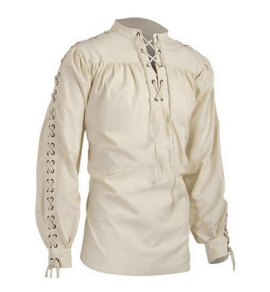 mens blouse medieval pirate shirt viking renaissance lace up halloween mercenary scottish jacobite ghillie new3089810, White;black
mens blouse medieval pirate shirt viking renaissance lace up halloween mercenary scottish jacobite ghillie new3089810, White;black