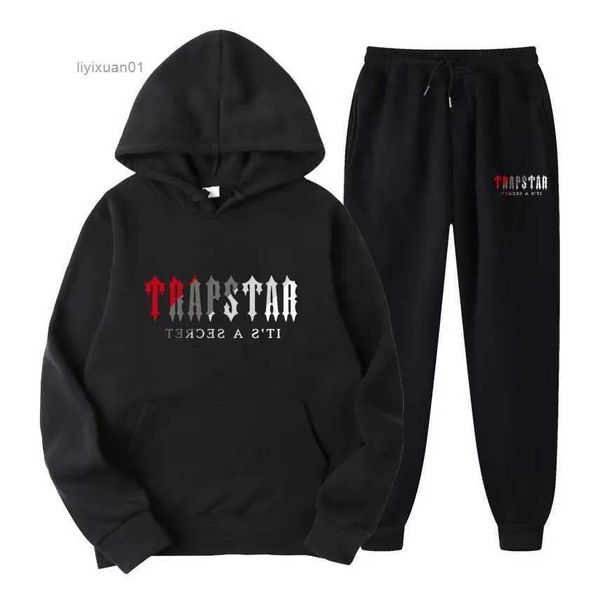 tracksuit trapstars brand printed sportswear men's t shirts 16 colors warm two pieces set loose hoodie sweatshirt pants jogging sweate, Black
tracksuit trapstars brand printed sportswear men's t shirts 16 colors warm two pieces set loose hoodie sweatshirt pants jogging sweate, Black