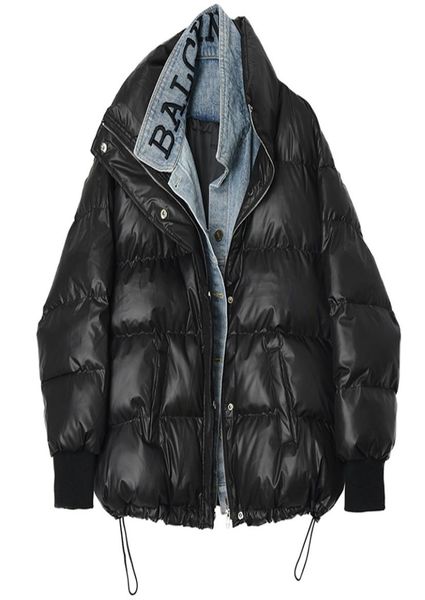 2021 new women039s winter european fashion denim jeans patchwork down cottonpadded loose casual parka coat casacos smlxl5404221, Black
2021 new women039s winter european fashion denim jeans patchwork down cottonpadded loose casual parka coat casacos smlxl5404221, Black