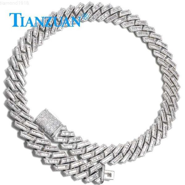 necklace 18mm wide trapezoidal rhombic baguette s925 silver cuban link iced out hip hop moissanite link chain jewelry women men
necklace 18mm wide trapezoidal rhombic baguette s925 silver cuban link iced out hip hop moissanite link chain jewelry women men