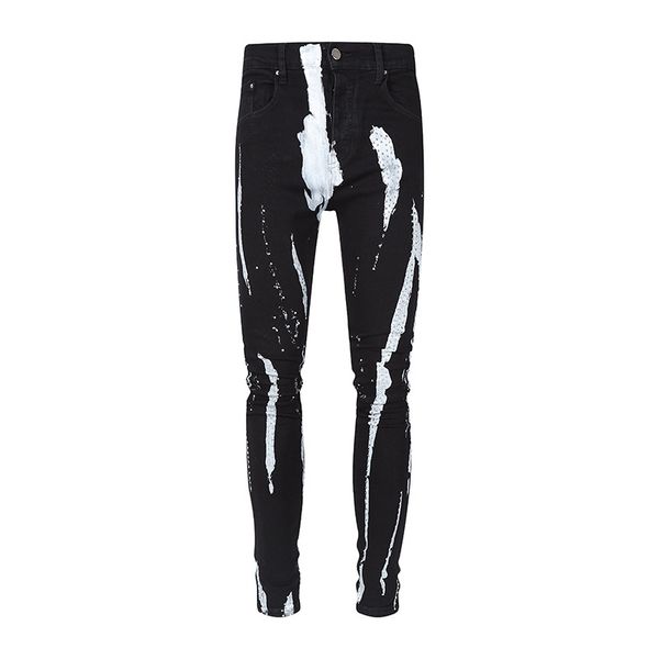 men's jeans high street paint diamond jeans denim pants trousers men's hip hop slim fit pants, Blue
men's jeans high street paint diamond jeans denim pants trousers men's hip hop slim fit pants, Blue