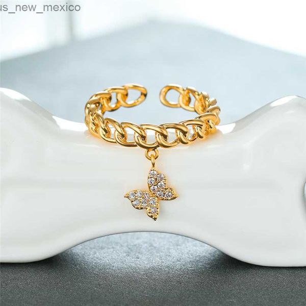 band rings girls animal butterfly pendant rings for women gold color small stone female link ring wedding bands jewelry r230831, Silver
band rings girls animal butterfly pendant rings for women gold color small stone female link ring wedding bands jewelry r230831, Silver