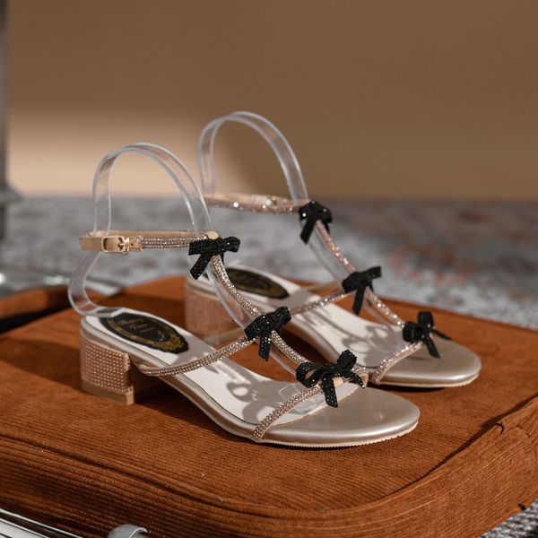 women shoes heels black bow fairy style roman thin strap openwork princess shoes champagne 4.5cm rubber outsole heels
women shoes heels black bow fairy style roman thin strap openwork princess shoes champagne 4.5cm rubber outsole heels