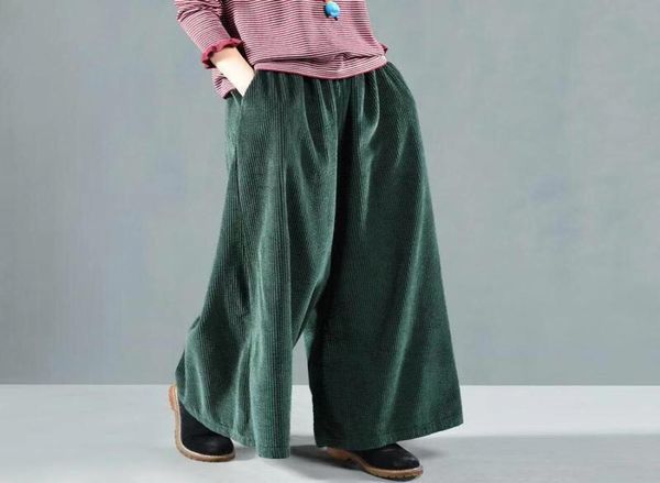 autumn winter pants women large size loose corduroy trousers new female retro elastic waist pocket casual pants mori girl 2010229703474, Black;white
autumn winter pants women large size loose corduroy trousers new female retro elastic waist pocket casual pants mori girl 2010229703474, Black;white