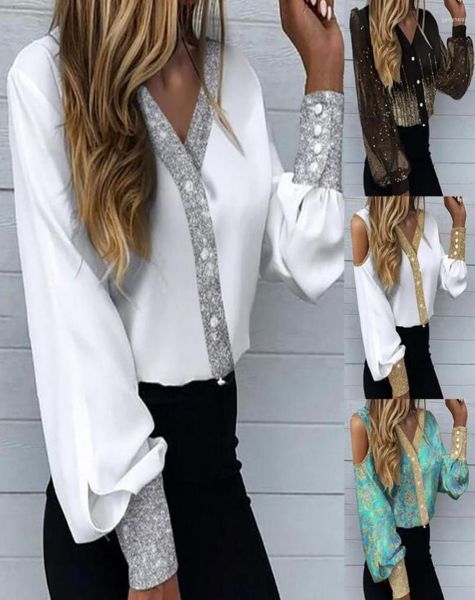 women039s blouses lightweight stylish solid color glitter edge fashion shirt lantern sleeve elegant buttons cuffs ladies clothi9085298, White
women039s blouses lightweight stylish solid color glitter edge fashion shirt lantern sleeve elegant buttons cuffs ladies clothi9085298, White
