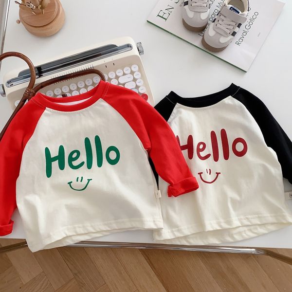 hoodies sweatshirts autumn children clothing kids patchwork long sleeve t shirt cotton baby boys girls simling face print tshirt toddler let, Black
hoodies sweatshirts autumn children clothing kids patchwork long sleeve t shirt cotton baby boys girls simling face print tshirt toddler let, Black