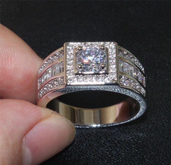 925 sterling silver round gemstone simulated diamond zircon side tone rings engagement wedding band jewelry for men sz 7134847486, Slivery;golden
925 sterling silver round gemstone simulated diamond zircon side tone rings engagement wedding band jewelry for men sz 7134847486, Slivery;golden