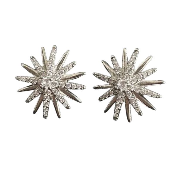 

Designer DY Earrings Luxury Top 925 Sterling Silver Snowflake 5A Zircon Earrings Accessories Jewelry High quality high-end fashion romantic Valentine's Day gift