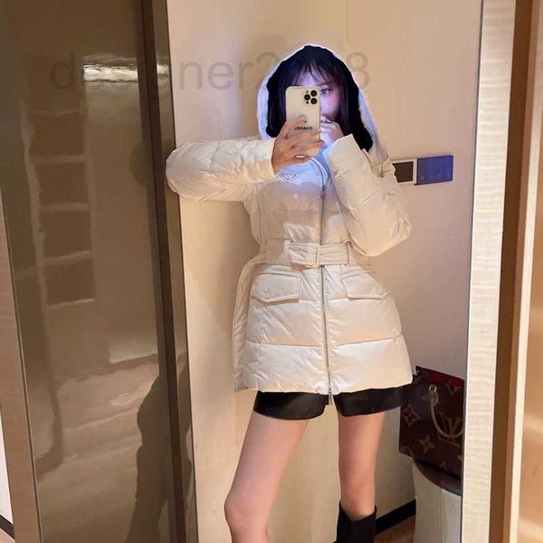 women's down & parkas designer 23 winter mid length slim fit and coat hooded lamb hair waist thickened 28aw, Black
women's down & parkas designer 23 winter mid length slim fit and coat hooded lamb hair waist thickened 28aw, Black