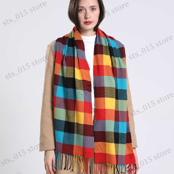 scarves 2022 winter plaid warm scarf women cashmere shawl and wraps pashmina neckerchief bufanda female rainbow hairy tessel echarpe new t23, Blue;gray
scarves 2022 winter plaid warm scarf women cashmere shawl and wraps pashmina neckerchief bufanda female rainbow hairy tessel echarpe new t23, Blue;gray
