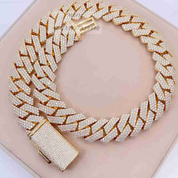 3row 4row 18mm 20mm width hip hop moissanite jewelry s925 hip hop cuban chain iced out cuban link chain, Silver
3row 4row 18mm 20mm width hip hop moissanite jewelry s925 hip hop cuban chain iced out cuban link chain, Silver