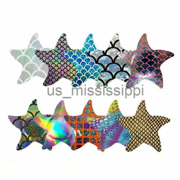 breast pad 10 pairs women shiny laser starfish nipple cover disposable breast pasties invisible bra stickers x0831
breast pad 10 pairs women shiny laser starfish nipple cover disposable breast pasties invisible bra stickers x0831