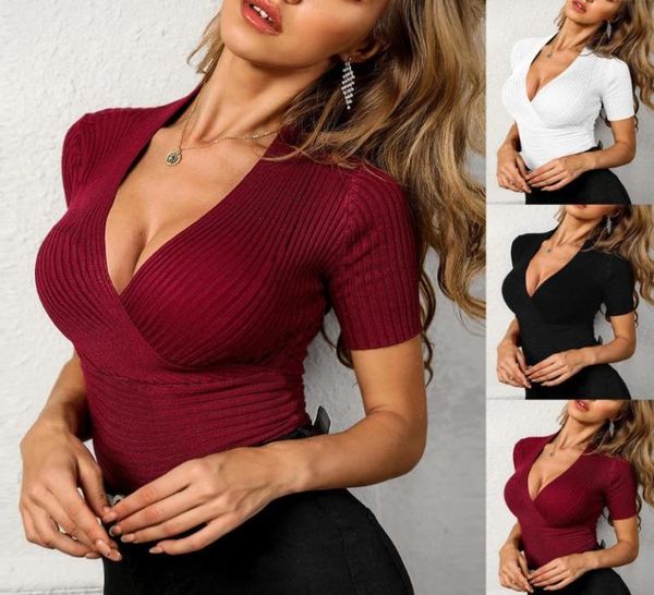 womens summer casual solid colors deep v neck knitting holiday blouses ladies short sleeve slim elastic clothesp3 women8235364, White
womens summer casual solid colors deep v neck knitting holiday blouses ladies short sleeve slim elastic clothesp3 women8235364, White