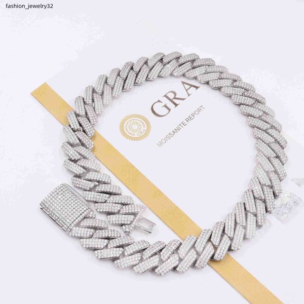 custom vvs moissanite diamond iced out 925 sterling silver cuban link chain pass diamond test 19mm hip hop men necklace
custom vvs moissanite diamond iced out 925 sterling silver cuban link chain pass diamond test 19mm hip hop men necklace
