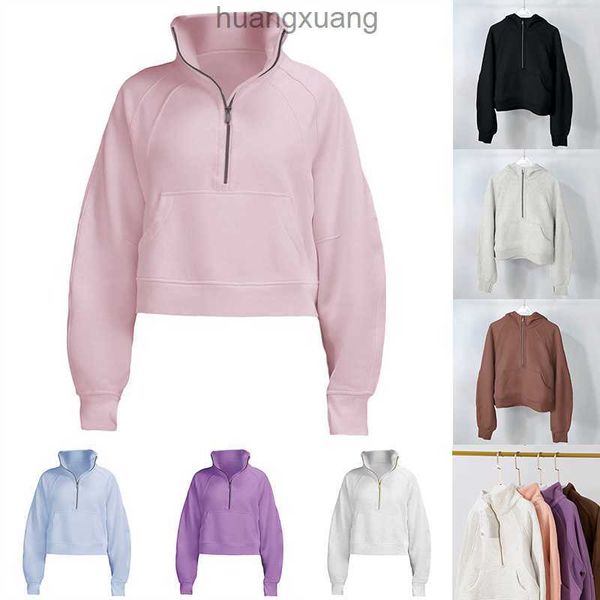 fashion scubas lululemen womens yoga hoodie jackets thick scuba hoodys sports half zipper terry designer sweater cing loose short clothes wi, Black
fashion scubas lululemen womens yoga hoodie jackets thick scuba hoodys sports half zipper terry designer sweater cing loose short clothes wi, Black