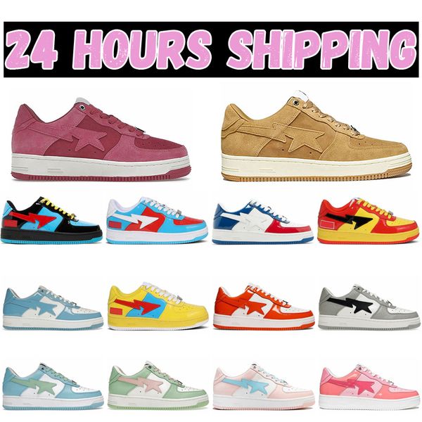 2023 designer shoes men women bap outdoor trainers leather shark sax pink jogging walking star shoe designer sneakers 36-45 colourful comfor, Black
2023 designer shoes men women bap outdoor trainers leather shark sax pink jogging walking star shoe designer sneakers 36-45 colourful comfor, Black