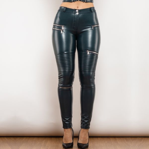 shascullfites melody middle waist blue motor leather pants pu coating windshield waterproof pants slim faux leather pants, Black;white
shascullfites melody middle waist blue motor leather pants pu coating windshield waterproof pants slim faux leather pants, Black;white