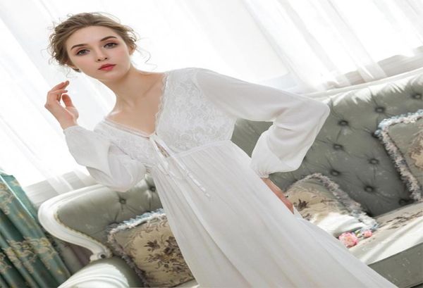 autumn v neck lace night dress cotton comfortable nightgown sleepwear long sleeve ps size loose black midi dress lingerie5784343, Black;red
autumn v neck lace night dress cotton comfortable nightgown sleepwear long sleeve ps size loose black midi dress lingerie5784343, Black;red