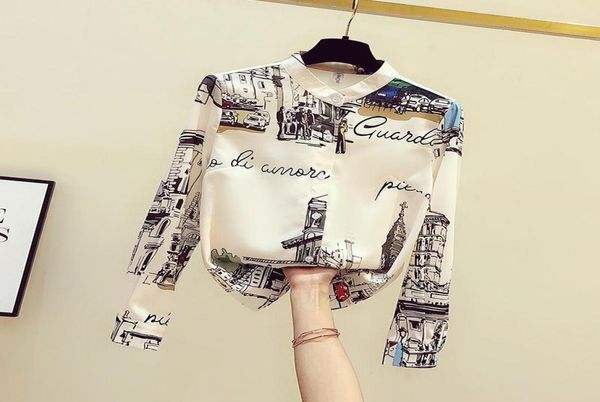 vintage print shirt women long sleeve chiffon blouse 2020 autumn new arrival modis 12950698, White
vintage print shirt women long sleeve chiffon blouse 2020 autumn new arrival modis 12950698, White
