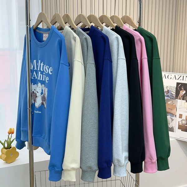 men's womens hoodies dog print designer hoodie round neck long sleeved pullover couple sweatshirts, Black
men's womens hoodies dog print designer hoodie round neck long sleeved pullover couple sweatshirts, Black
