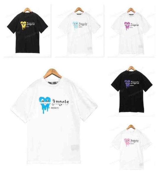 european designer of luxury tshirt brand s love design angel t shirt pa clothing spray letter short sve spring summer 9556102, White;black
european designer of luxury tshirt brand s love design angel t shirt pa clothing spray letter short sve spring summer 9556102, White;black
