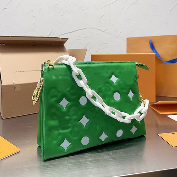 fashion shoulder bag clutch purse chain handbags cowhide women cross body bags zipper closure interior slot pocket patent leather embossed l
fashion shoulder bag clutch purse chain handbags cowhide women cross body bags zipper closure interior slot pocket patent leather embossed l