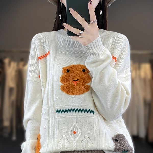 women's sweaters cashmere sweater 100 pure wool autumn and winter oneck pullover long sleeved soft knit 230831, White;black
women's sweaters cashmere sweater 100 pure wool autumn and winter oneck pullover long sleeved soft knit 230831, White;black