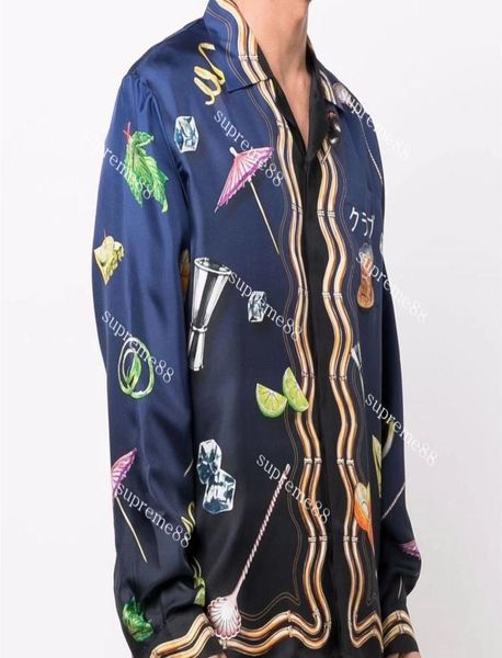 a ss22 silk long sleeve printed cuban collar shirt men designer beach casual shirts2601367, White;black
a ss22 silk long sleeve printed cuban collar shirt men designer beach casual shirts2601367, White;black