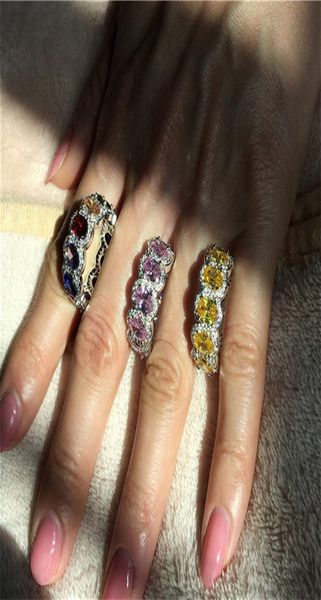 vecalon eternity birthstone promise ring 925 sterling silver oval 5a cz wedding band rings for women party finger jewelry2835047, Slivery;golden
vecalon eternity birthstone promise ring 925 sterling silver oval 5a cz wedding band rings for women party finger jewelry2835047, Slivery;golden