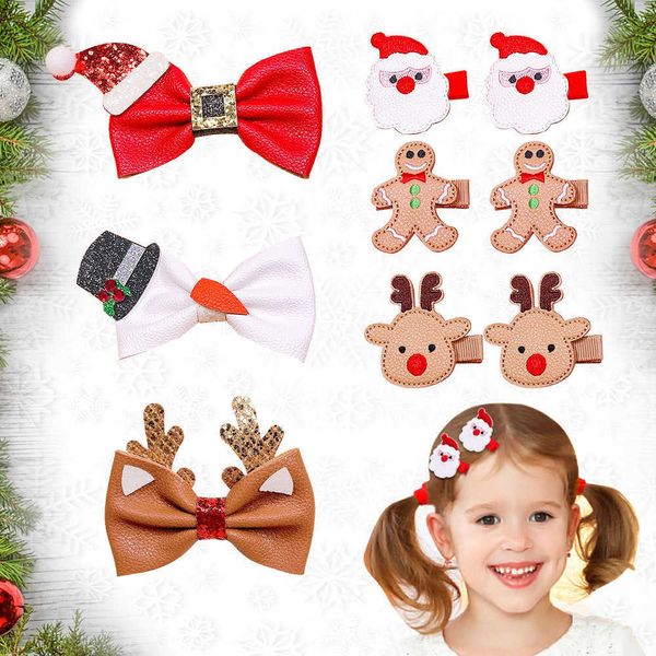 children's gingerbread man hair clip christmas leather bow knot edge clip santa claus elk headwear, Slivery;white
children's gingerbread man hair clip christmas leather bow knot edge clip santa claus elk headwear, Slivery;white
