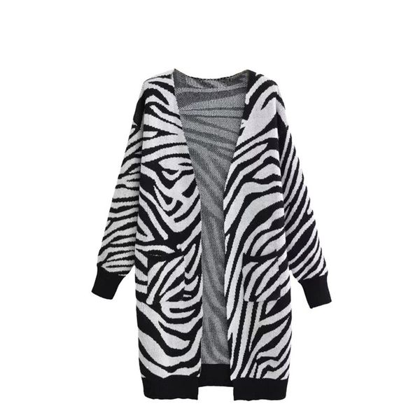 women's sweaters unizera 2023 summer wear european and american style french small zebra pattern loose medium length cardigan long sl 2, White;black
women's sweaters unizera 2023 summer wear european and american style french small zebra pattern loose medium length cardigan long sl 2, White;black