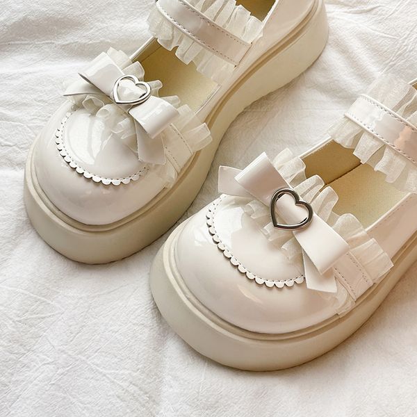 dress shoes zoki sweet lace bowknot lolita shoes women heart buckle platform mary janes woman cute thick bottom non-slip jk shoes 230830, Black
dress shoes zoki sweet lace bowknot lolita shoes women heart buckle platform mary janes woman cute thick bottom non-slip jk shoes 230830, Black
