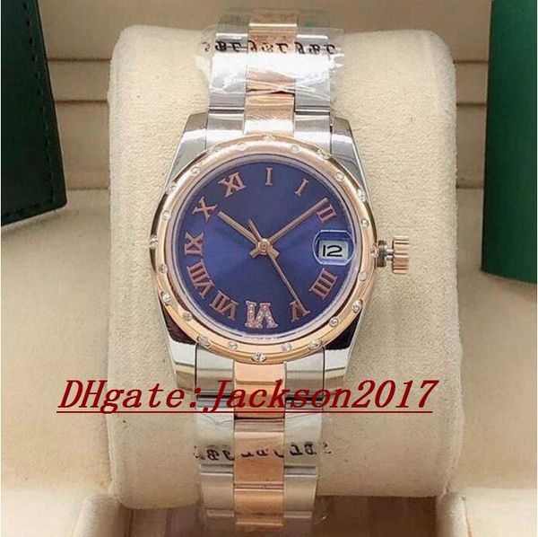 31mm women's automatic mechanical watch ladies diamond watches women stainless steel folding buckle sport waterproof fashion wristwatch, Slivery;brown
31mm women's automatic mechanical watch ladies diamond watches women stainless steel folding buckle sport waterproof fashion wristwatch, Slivery;brown