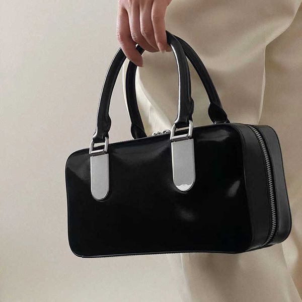 tadfab women s bag series niche designer tote bag metallic d black patchwork single shoulder diagonal cross body boston bags handbag 230831
tadfab women s bag series niche designer tote bag metallic d black patchwork single shoulder diagonal cross body boston bags handbag 230831